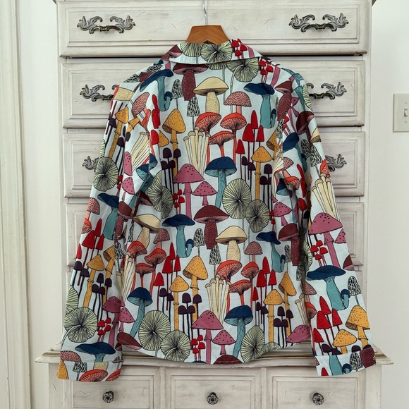 UO Mushroom Button Shirt - Picture 2 of 3